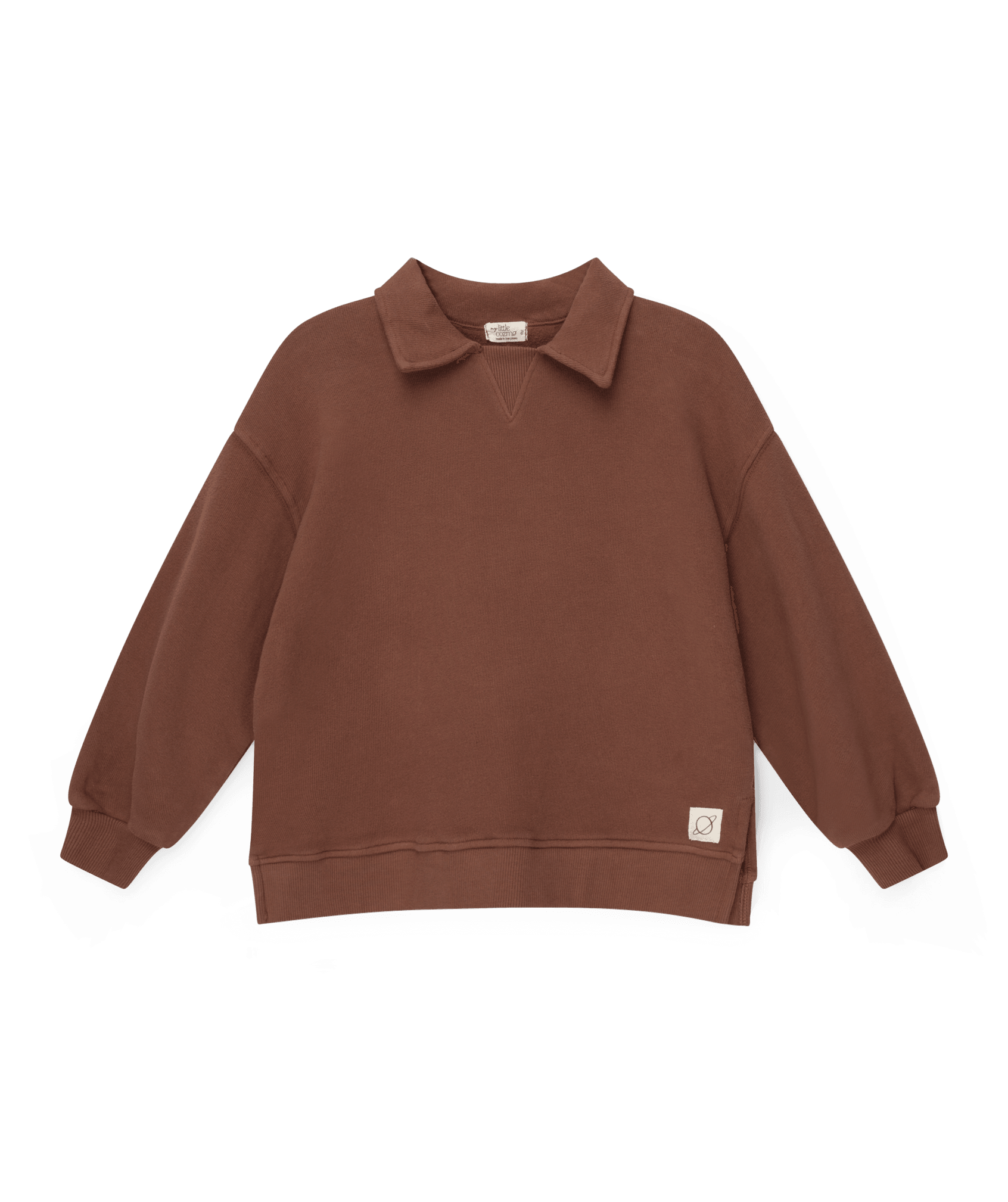 [40%OFF] Organic plush sweatshirt-Brown