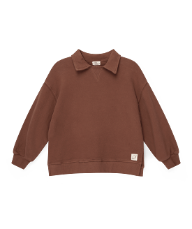 [40%OFF] Organic plush sweatshirt-Brown