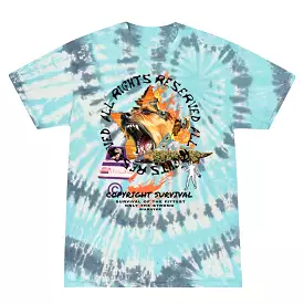 ALL RIGHTS TEE TIE DYE/BLUE