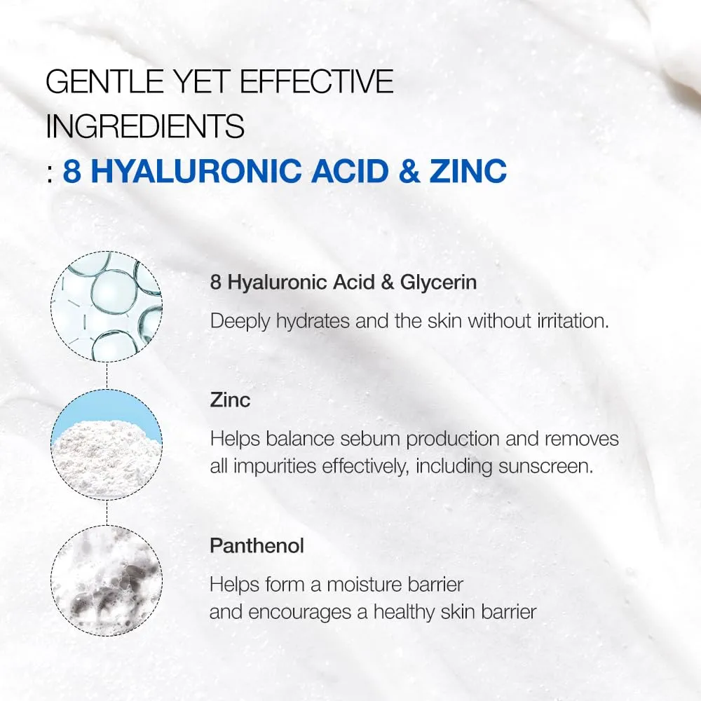 Anua 8 Hyaluronic Acid Hydrating Gentle Foaming Cleanser - 150ML