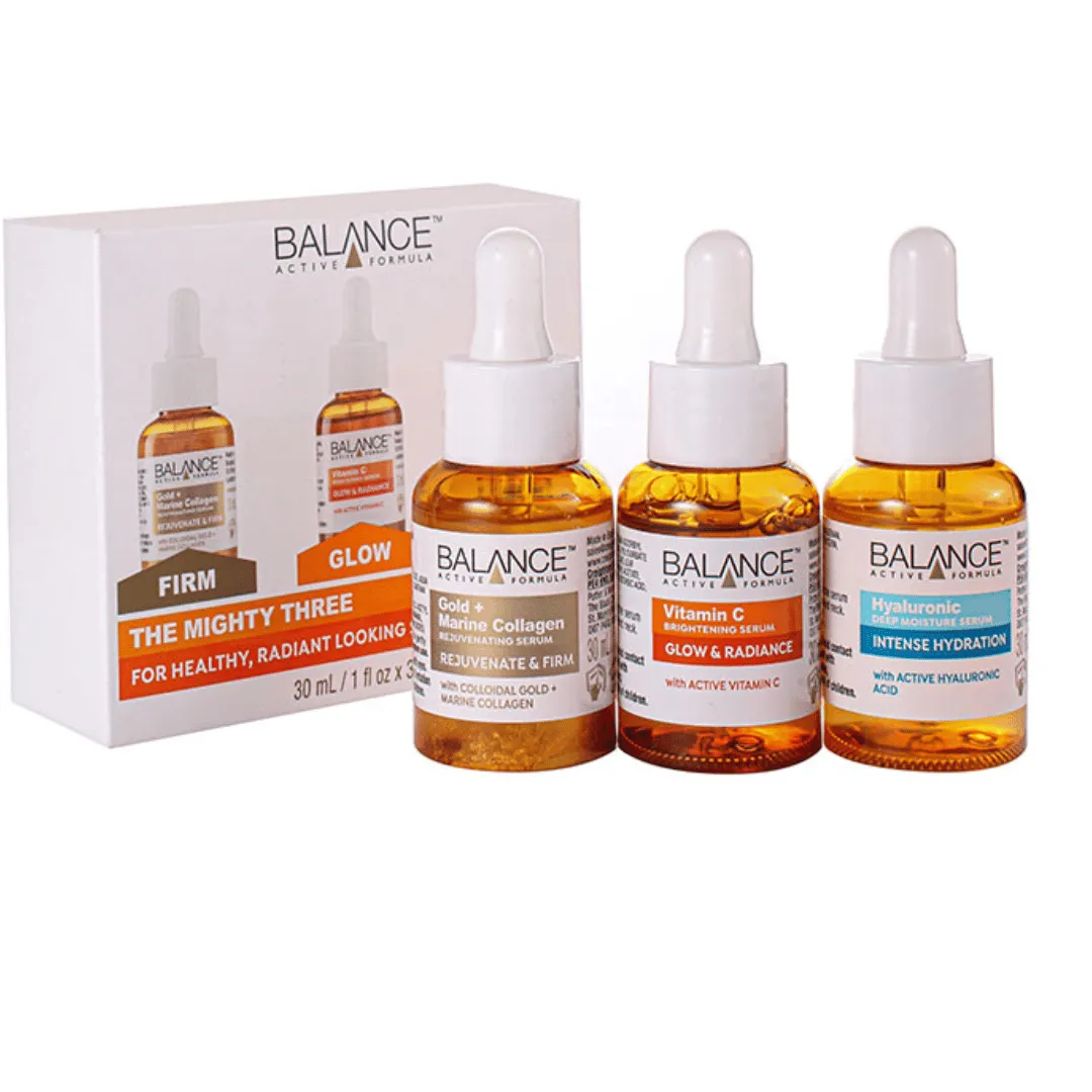 Balance Active Formula The Mighty Three (3 X 30 ml) - Ingrédients actifs révolutionnaires, résultats visibles