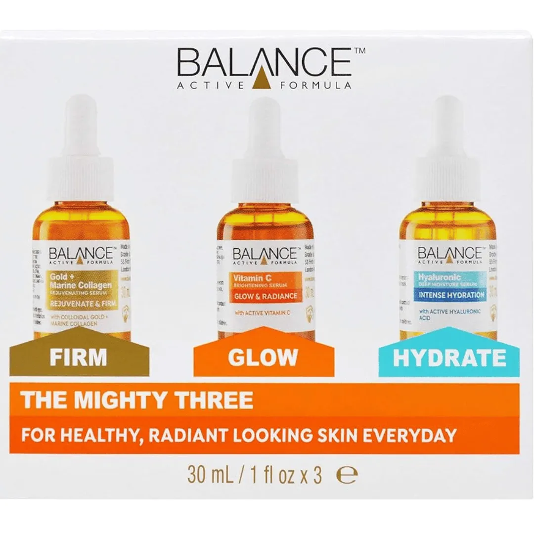 Balance Active Formula The Mighty Three (3 X 30 ml) - Ingrédients actifs révolutionnaires, résultats visibles