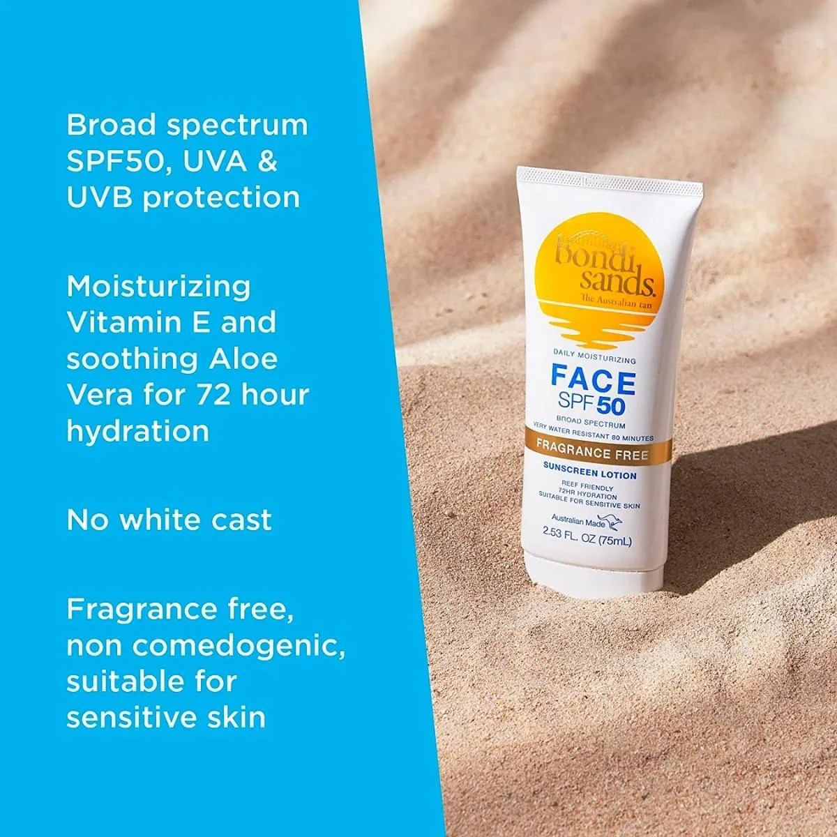 Bondi Sands | Face Sunscreen Lotion SPF50+ 75ml