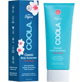 Classic Body Organic Sunscreen Lotion SPF 50