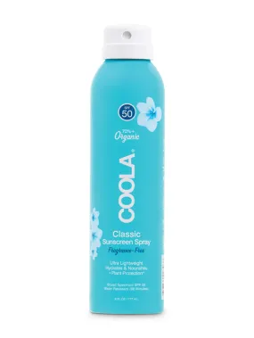 Classic Fragrance Free Body Spray SPF50 177ML Sunscreen