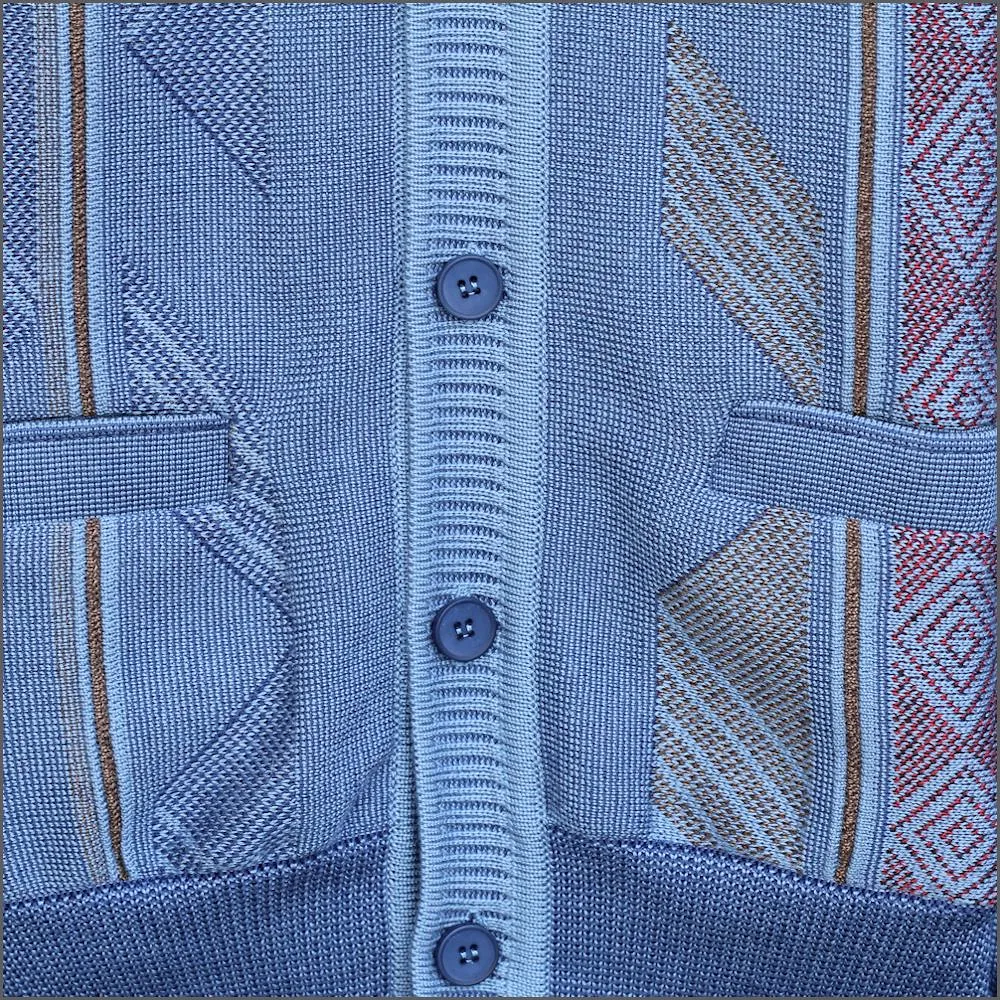 Dg's Light Blue Pattern Cardigan^