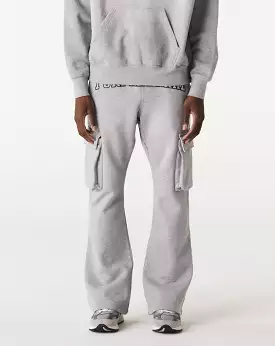 Flared Cargo Sweatpants