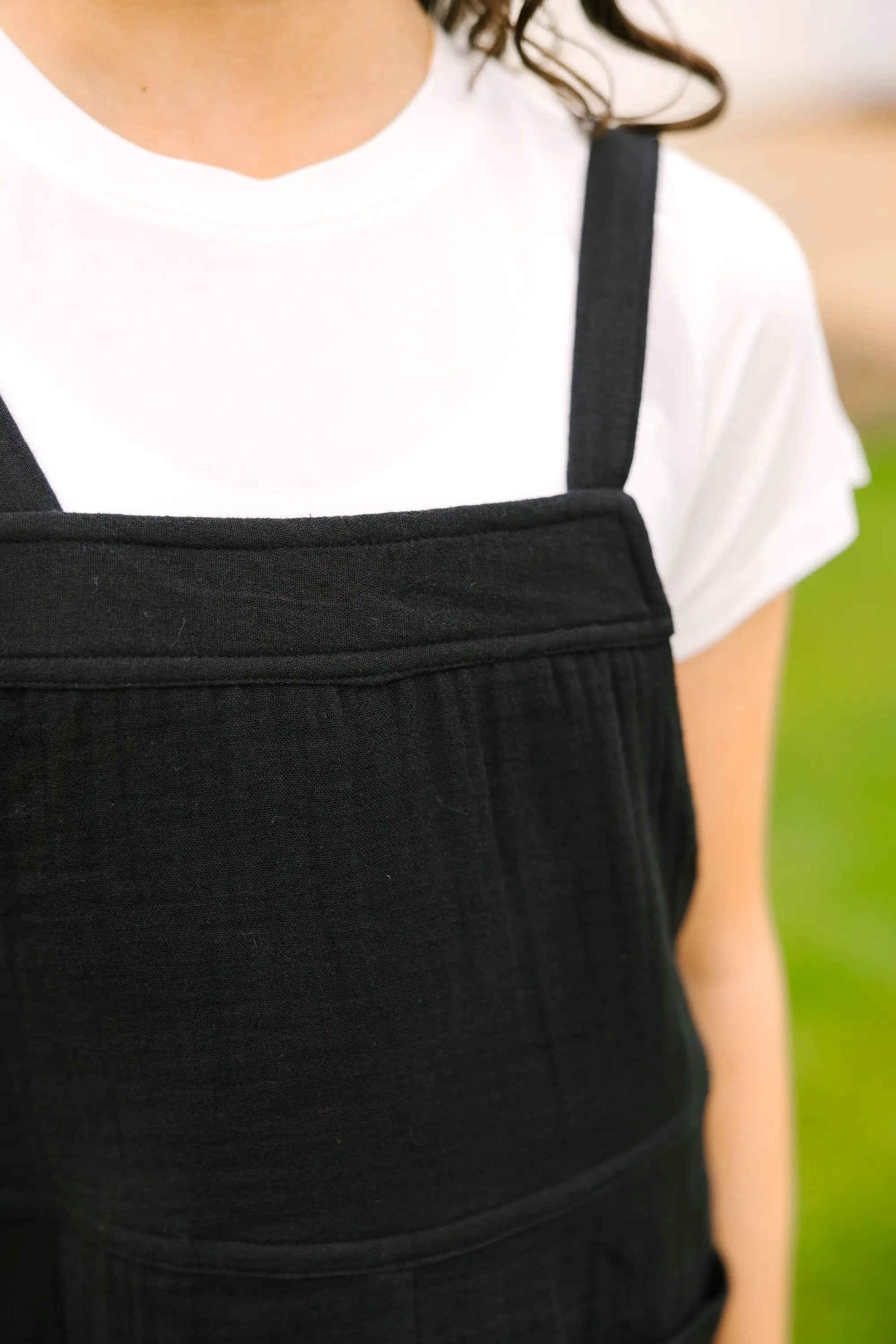 Girls: Let It All Go Black Overalls