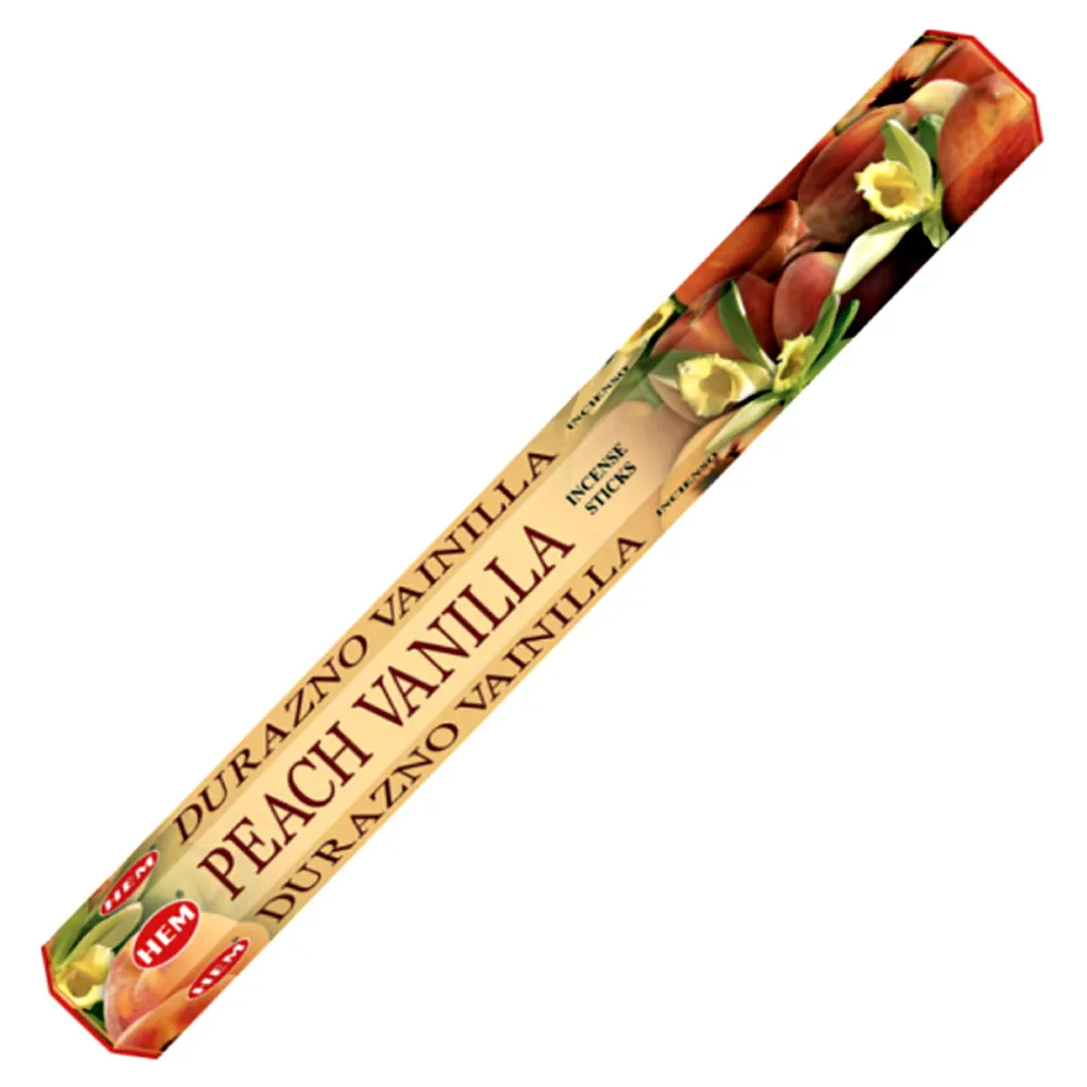 Hem Peach Vanilla Incense Sticks