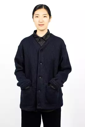 Knit Cardigan Navy