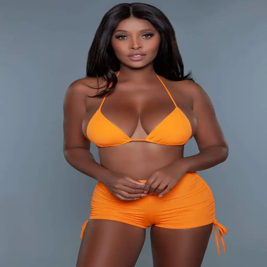 Leigh With Love 2 Piece Bikini - Orange