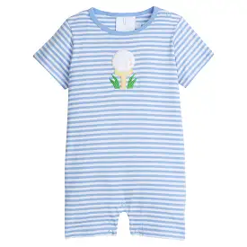 Little English - Appliqué Romper - Golf Tee