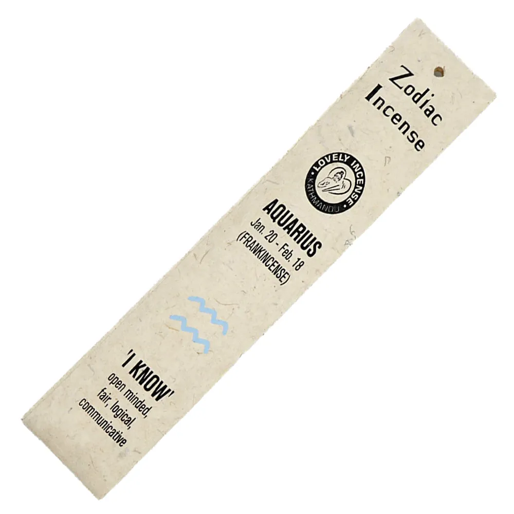 Lovely Incense - Aquarius Incense Sticks