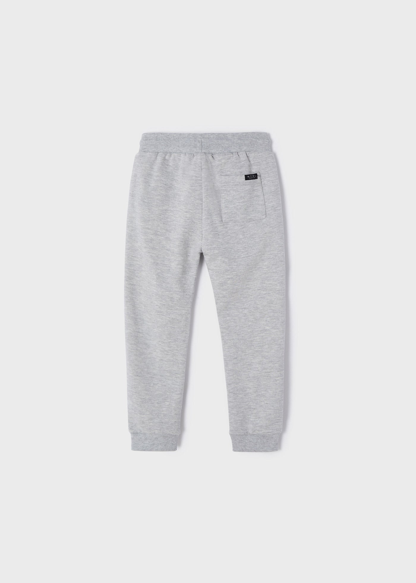 Mayoral Mini Basic Cuffed Fleece Sweatpants _Cement 742-66