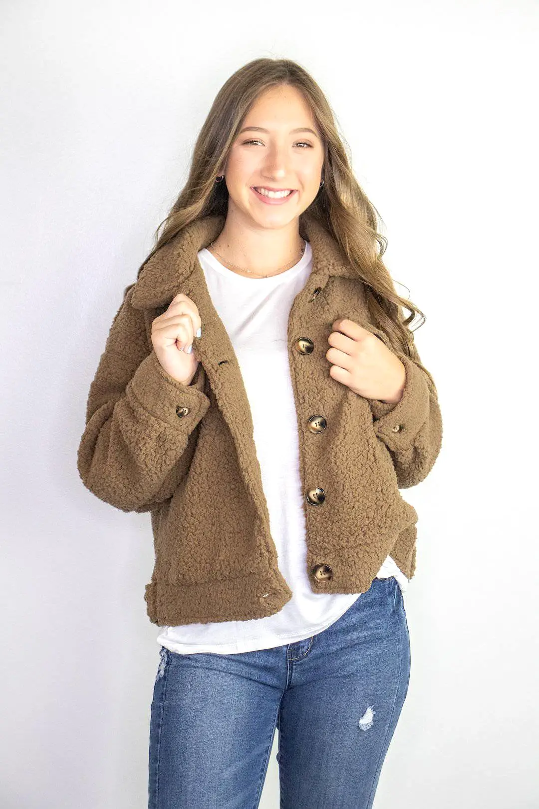 Mocha Teddy Bear Coat