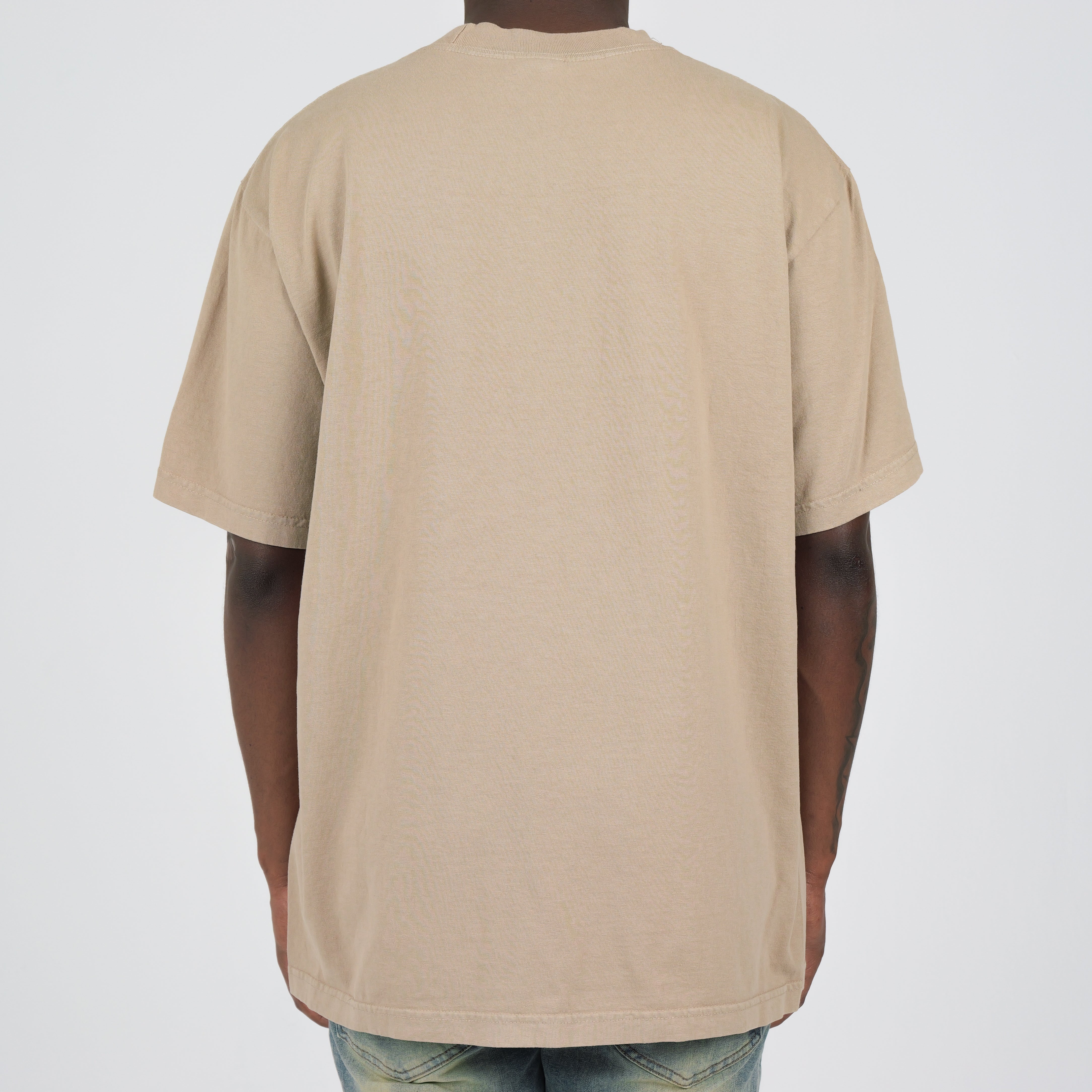 NIGHT RIDER PREM TEE OATMEAL