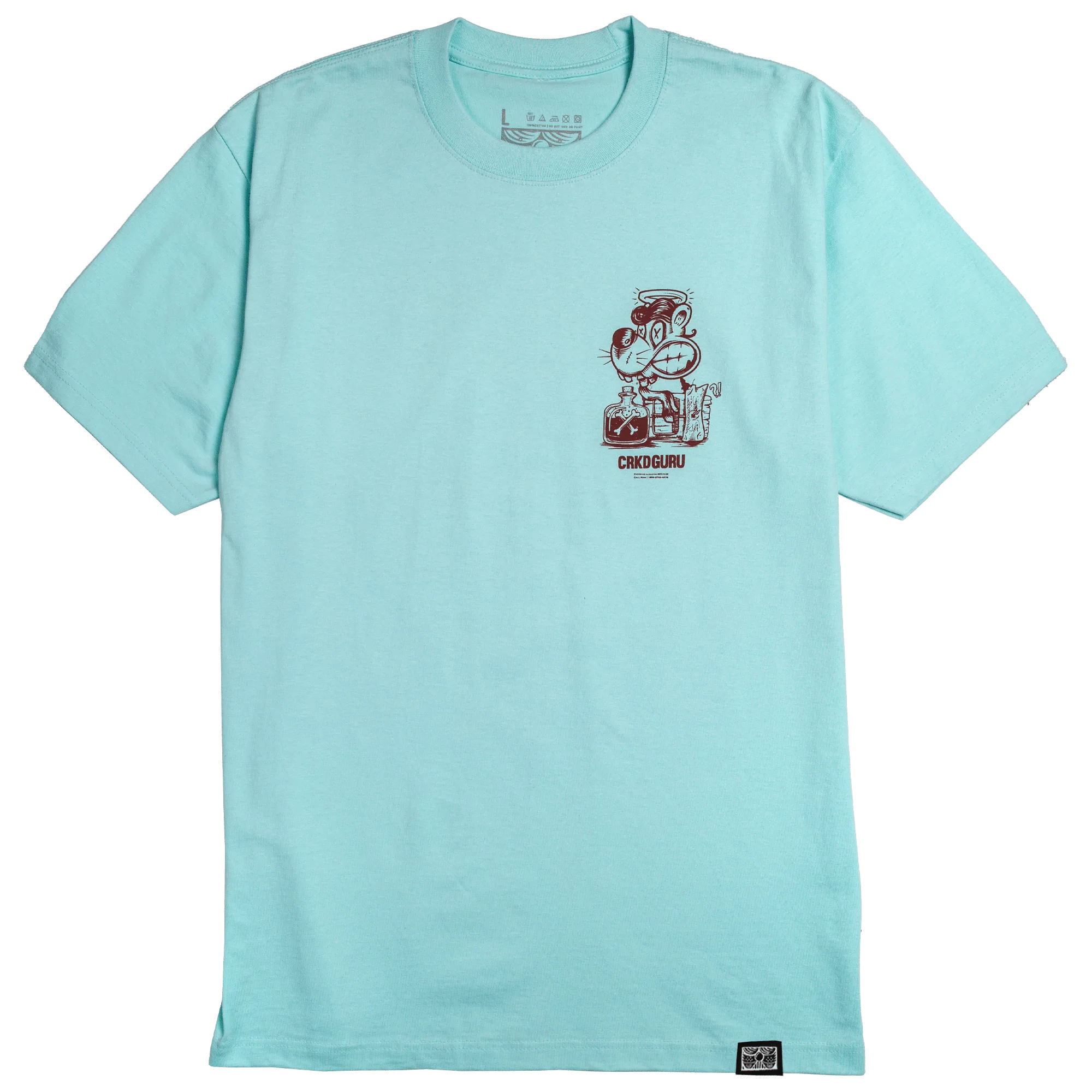 PEST CONTROL TEE BLUE