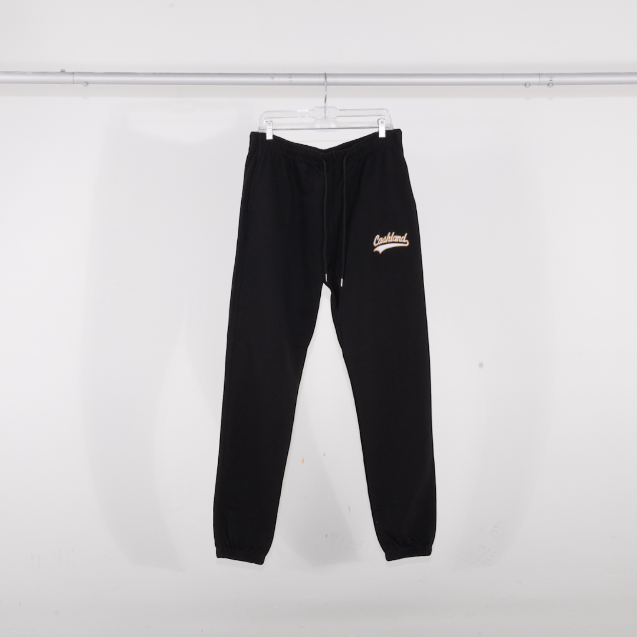 Pro-Script Sweatpants : BLACK with White and Gold