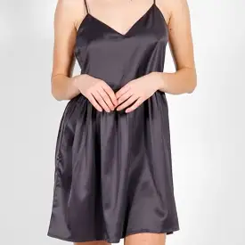 Satin Baby Doll Dress