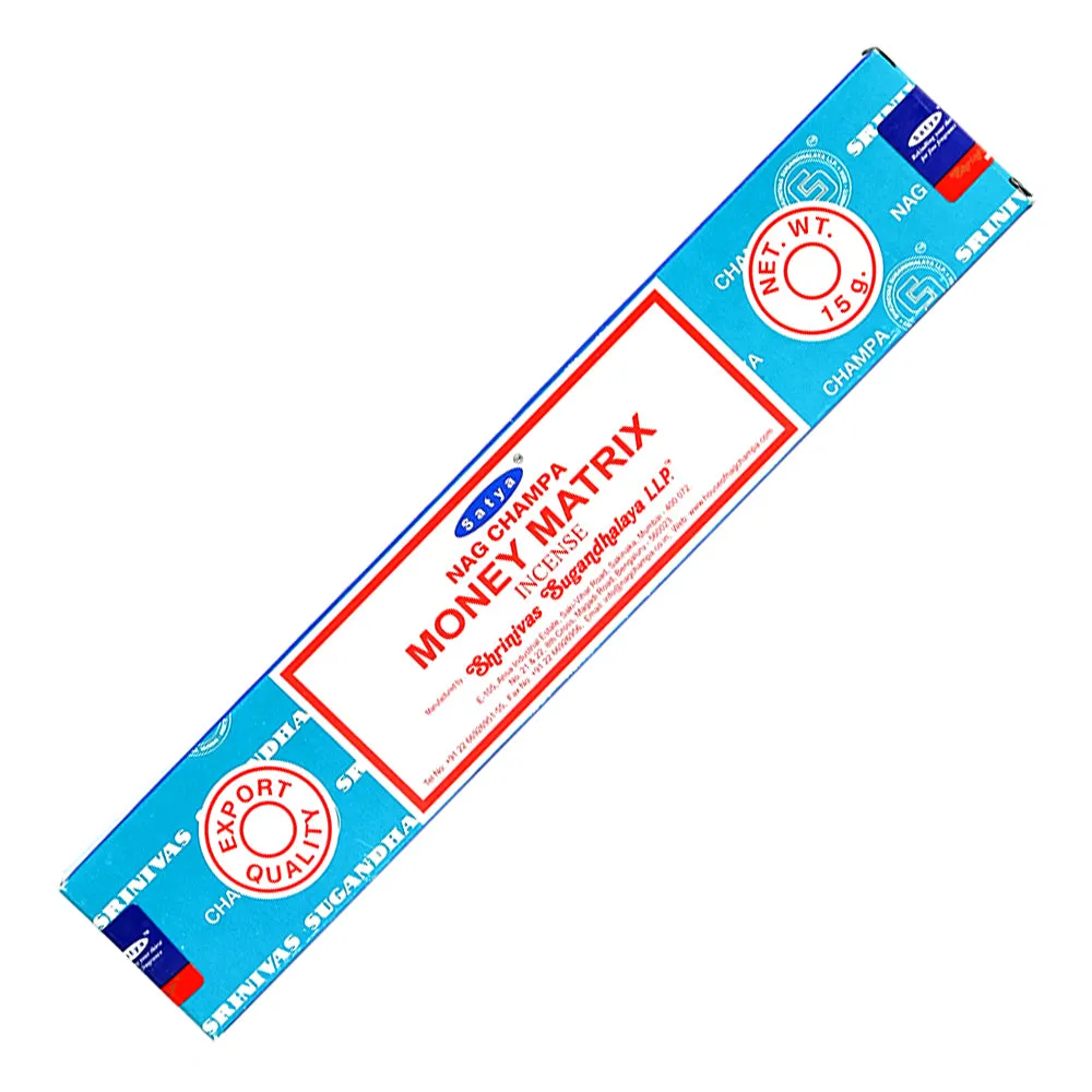 Satya Money Matrix Incense Sticks 15 gm