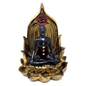 Seven Chakra  Backflow Incense Burner