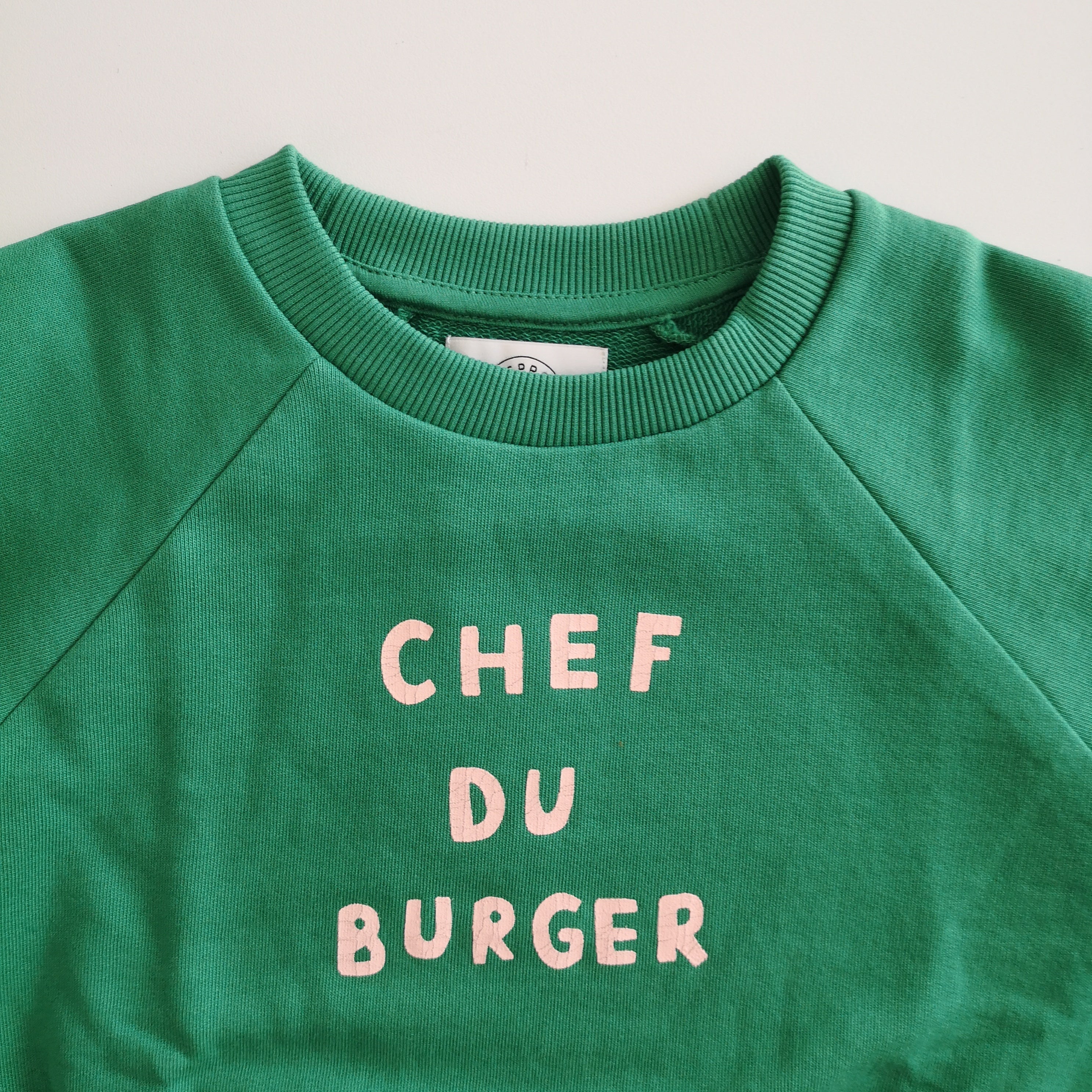 SWEATSHIRT RAGLAN CHEF DU BURGER