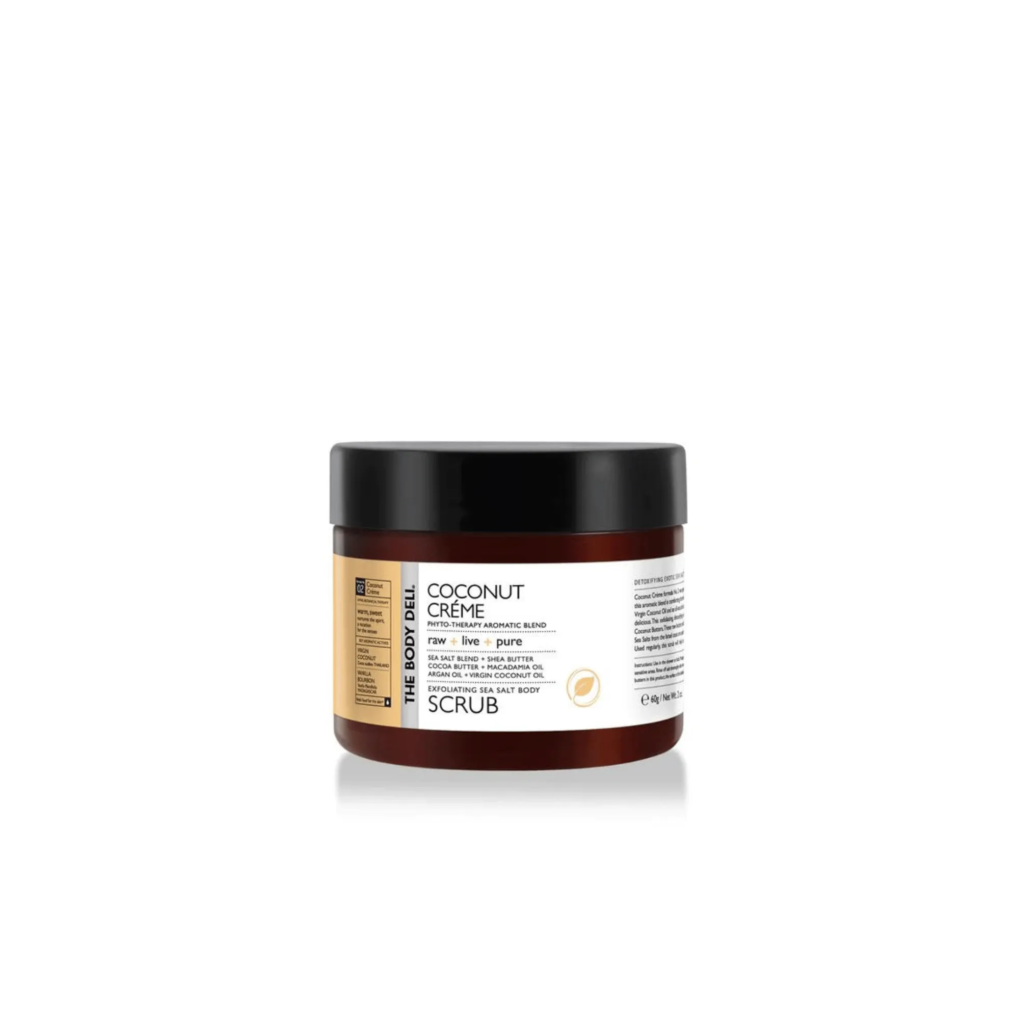 THE BODY DELI Exfoliating Sea Salt Body Scrub in Coconut Créme