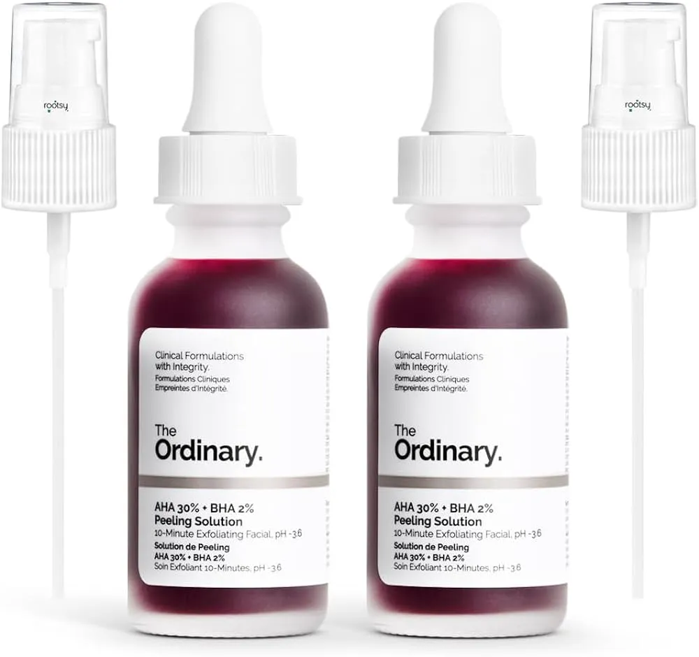 The Ordinary AHA 30% + BHA 2% Exfoliating Peeling Solution (PACK OF 2)