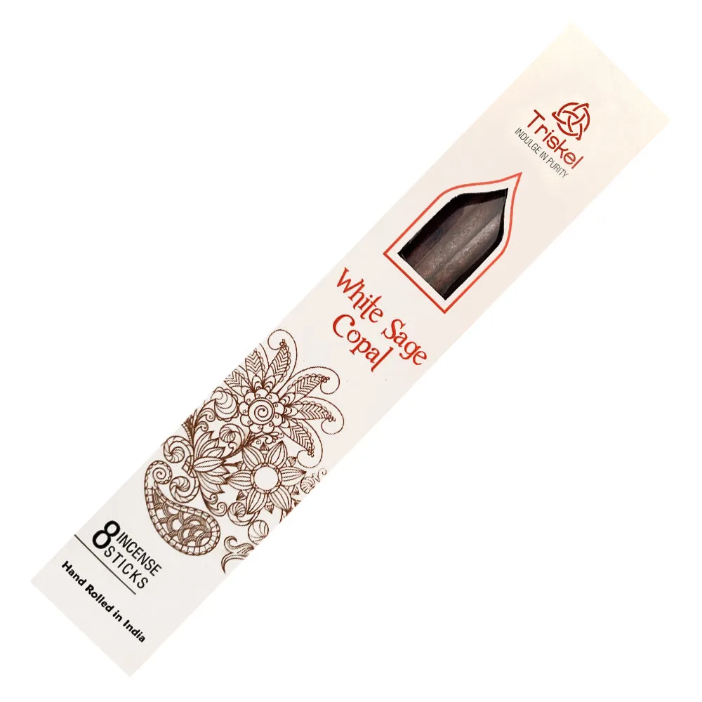 Triskel Resin Incense Sticks - White Sage Copal