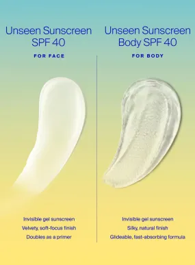 UNSEEN SUNSCREEN  BODY SPF 40