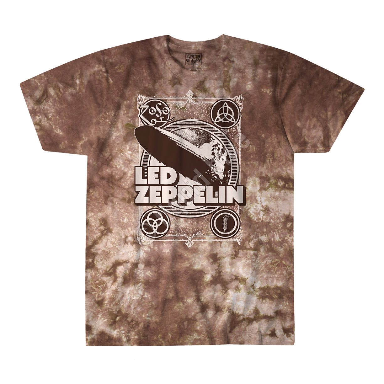 ZEPPELIN POSTER TIE-DYE TEE